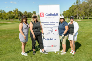 Thanks Patti, Karen, Shawn and Cara for golfing in support of CoHabit
