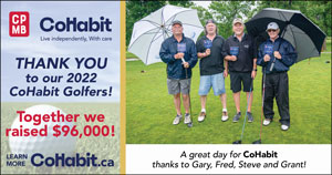 A great day for CoHabit tthanks to Gary, Fred, Steve and Grant