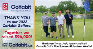 Thank you Trevor, Josh, Jeremy and Neil CoHabit Golf’s Title Sponsor Richardson Wealth