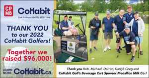Thank you Rob, Michael, Darren, Darryl, Greg and CoHabit Golf’s Beverage Cart Sponsor Medallion Milk Co.